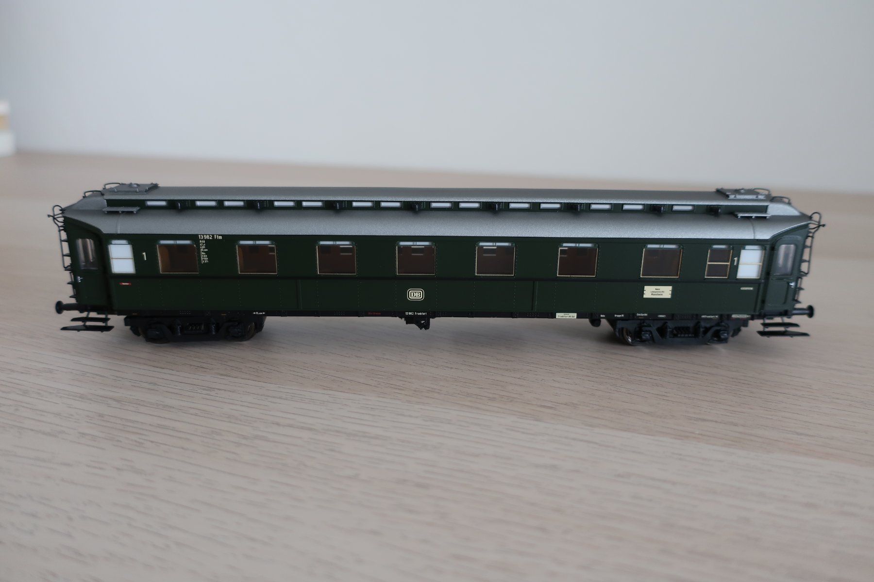 Brawa Modellini di ferrovie: Brawa D- Zugwagen der DB – Nuovo e nell'imballaggio originale da Oberburg venduto da Lochbachweier 1