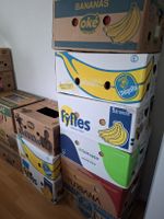 6 Stk.Bananenschachtel Umzugsschachtel Preis 2.50Fr pro Stk