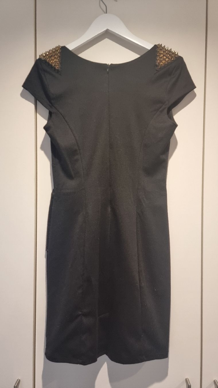Vestiti: Schwarzes Kleid mit Nieten, Grösse M – Usato da Balgach venduto da Patty04 1