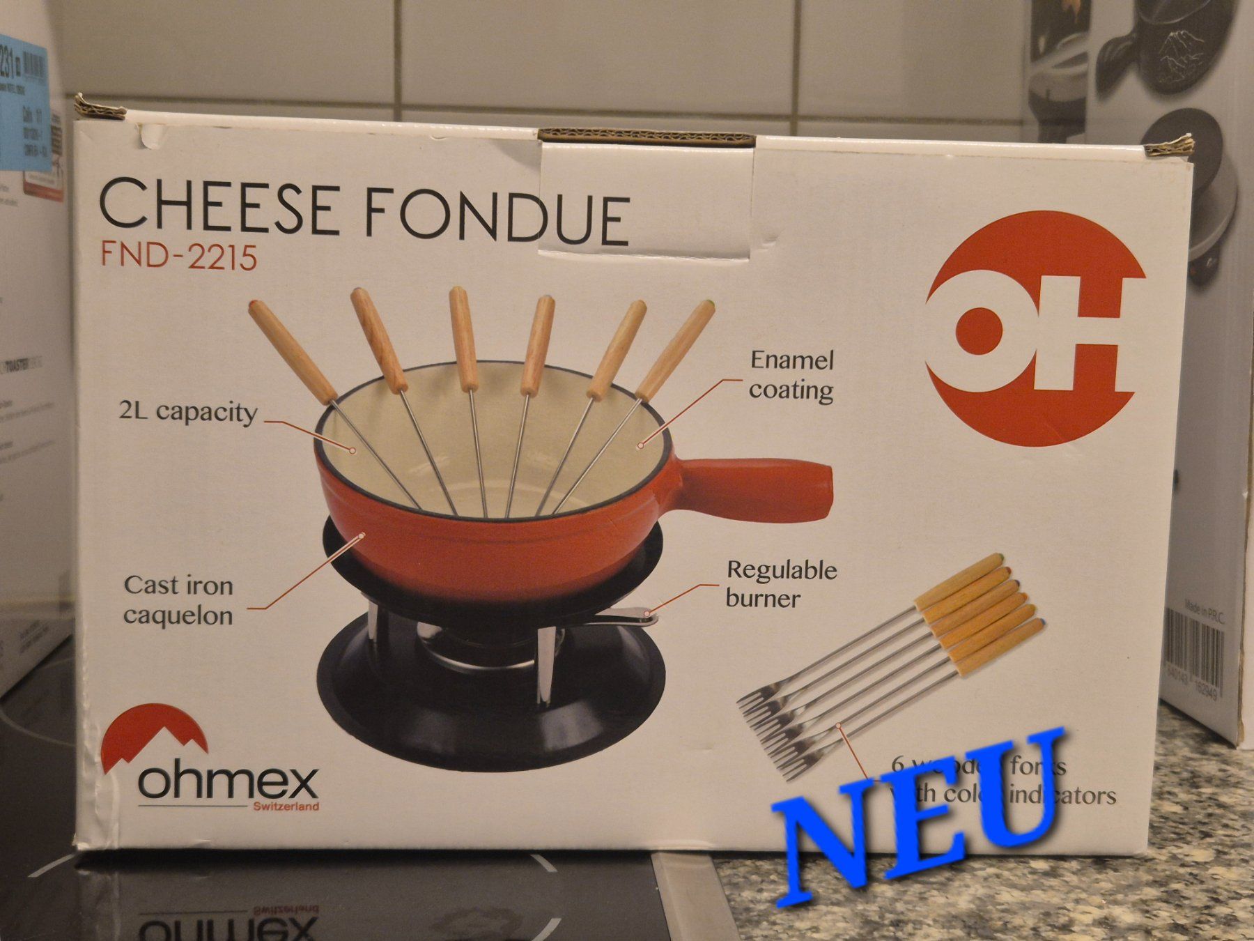 Elettrodomestici da cucina: Fondue Set & Sandwich Toaster – Nuovo (secondo la descrizione) da Mellingen venduto da Loewe2006 2
