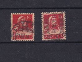 1914/33 N° 126I - 126II OBLITERES  CATALOGUE SBK