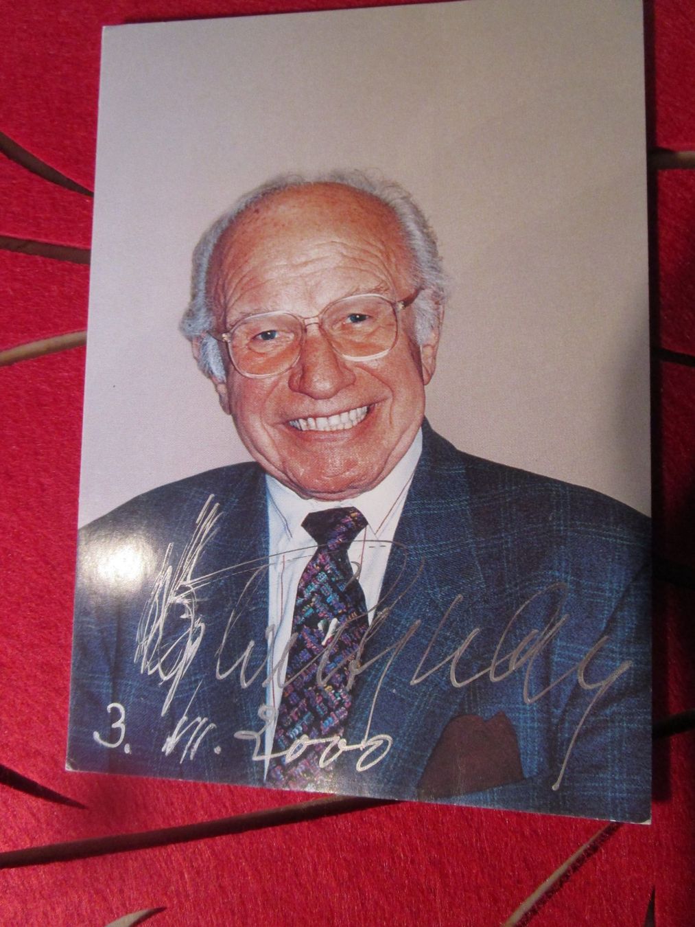 Autografi: ANTIKES AUTOGRAMM GERT WESTPHAL D SCHAUSPIELER – Usato da GUTENSWIL venduto da Alpina6