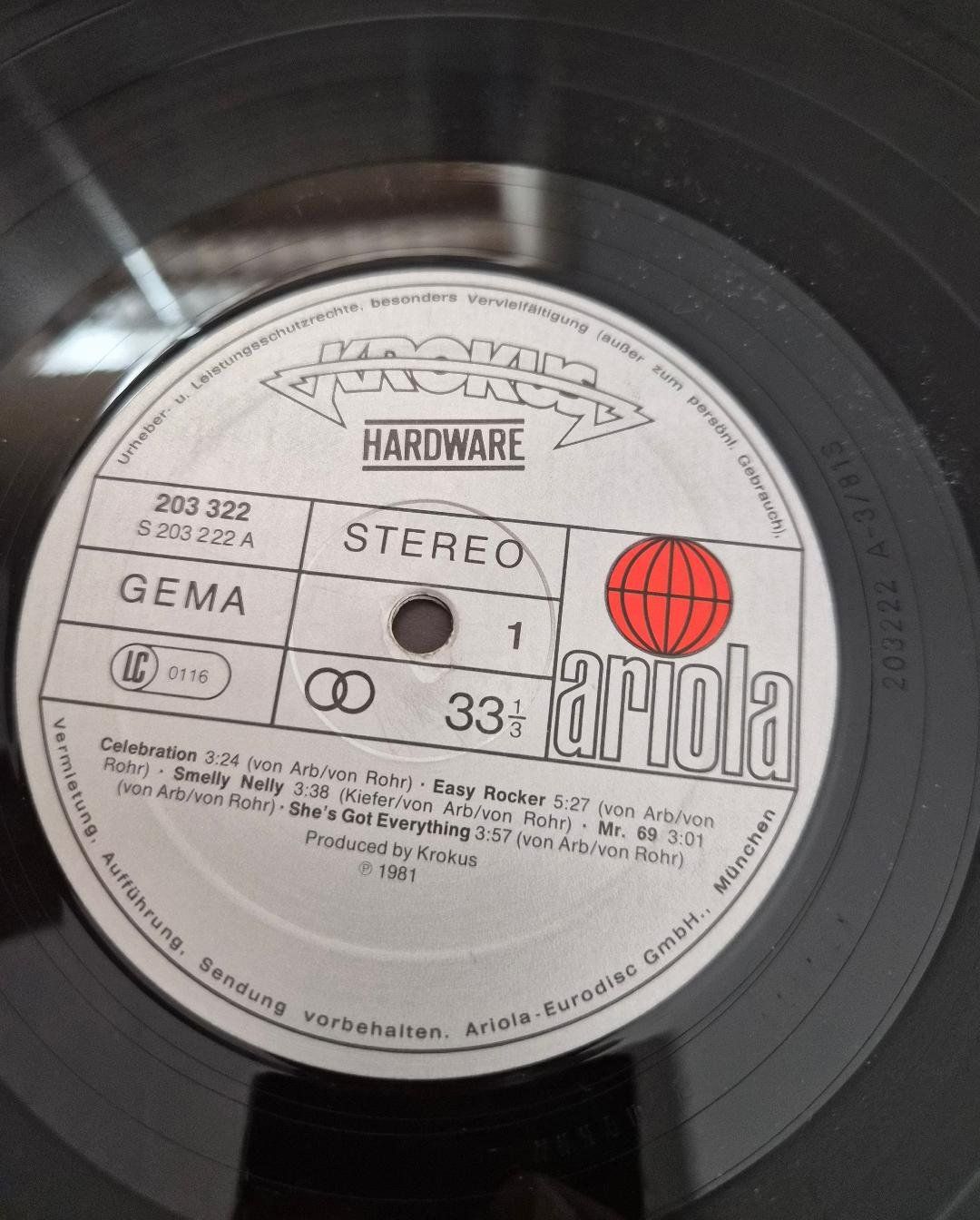 Dischi in vinile: Schallplatte / LP  Schallplatte Krokus "Hardware" 1981 Rock – Usato da Dielsdorf venduto da Haesi0 3