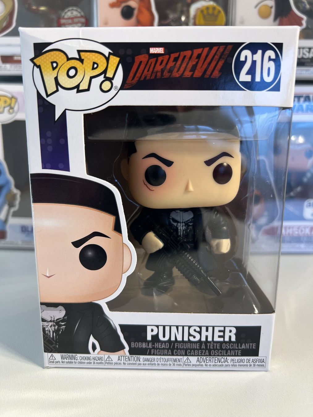 Funko Figuren: Funko POP! Marvel Daredevil Punisher – Neu und originalverpackt aus Le Mouret von perfectbijou