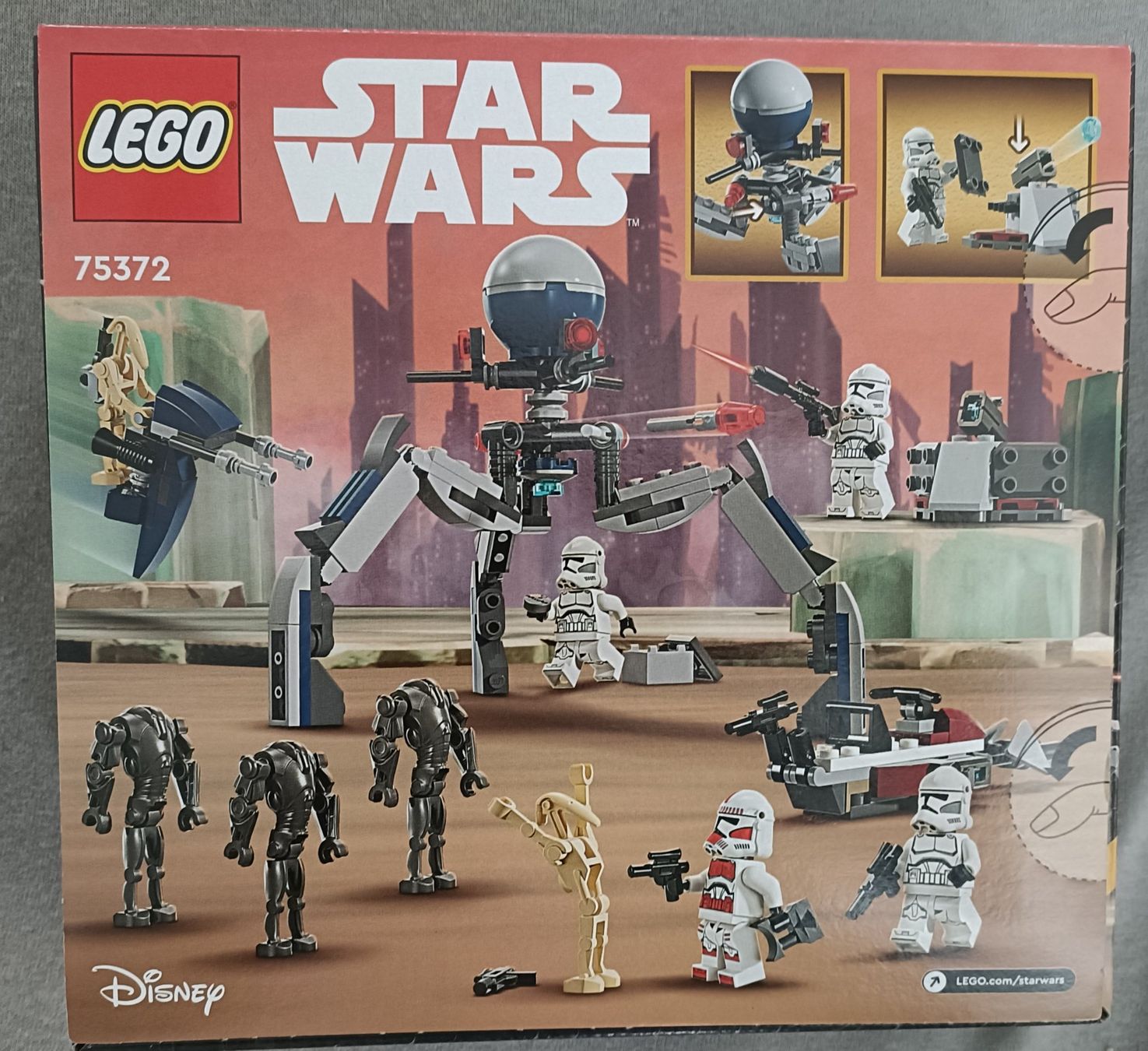 Lego Kit di costruzioni: Lego 75372 Clone Trooper & Battle Droid Battle Pack – Nuovo e nell'imballaggio originale da Werthenstein venduto da Luzernerdeal 1
