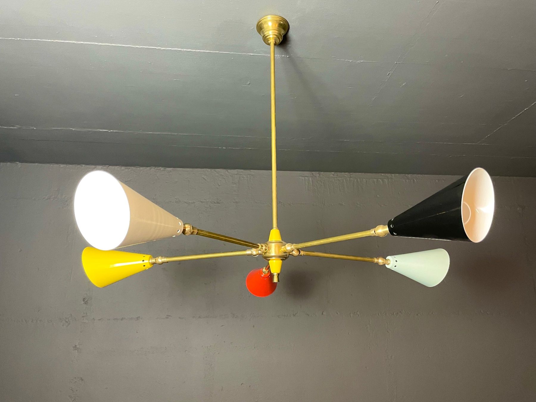 Lampadari & plafoniere: Articulated ceiling light - Deckenleuchte - Plafonnier – Usato da Genthod venduto da lightyear63 2