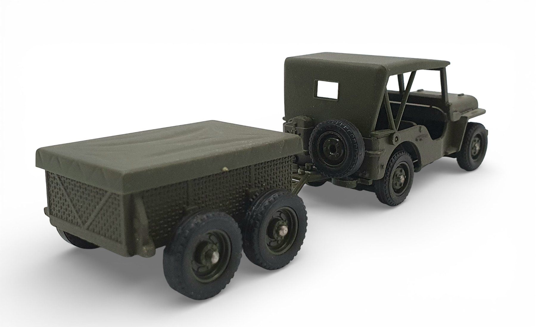 Solido Modellautos: Solido Willys Jeep mit Anhänger – Neu und originalverpackt aus Flawil von JaguarXJSHE 4