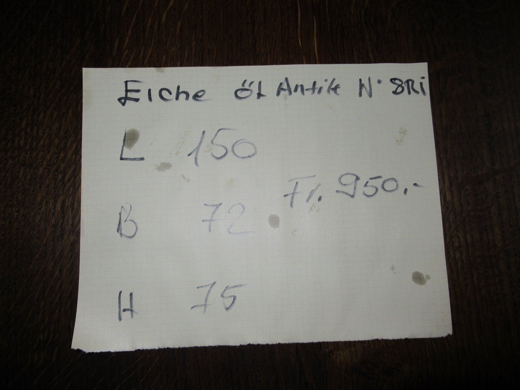 Tische: Antike Beizentisch (Eiche/150) – Gebraucht aus Berg SG von Pizza58 7