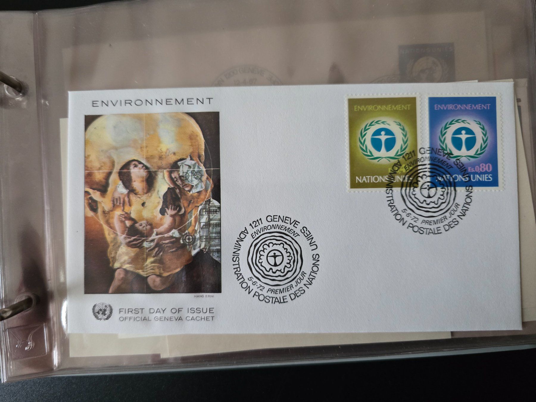 Tutti i francobolli: Ersttagskuverts Internationale Organisationen – Usato da Schaffhausen venduto da rober77