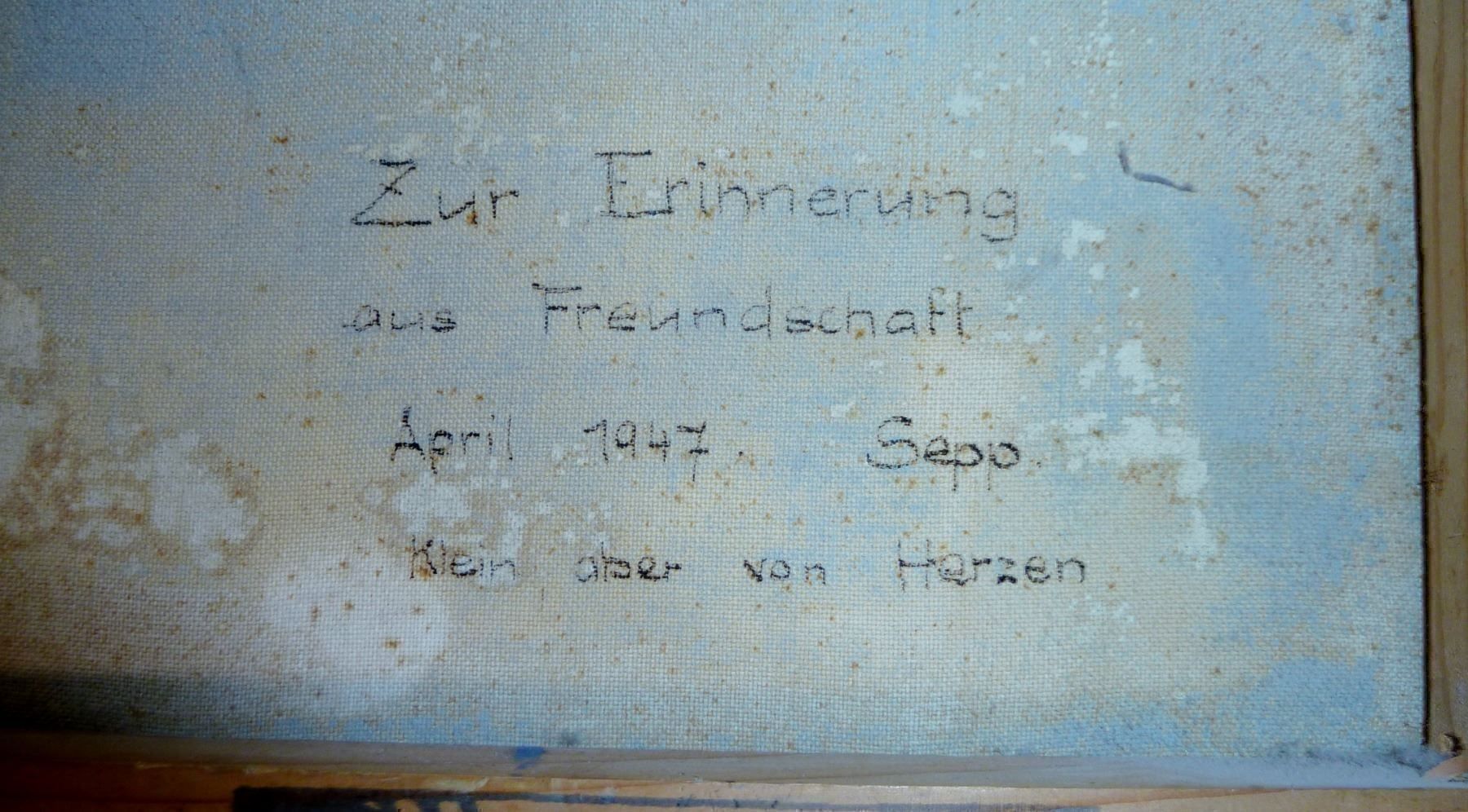 Poster & Bilder: Bild in Rammen mit Signatur 1947 – Gebraucht aus Siebnen von GluckPilz5684 7