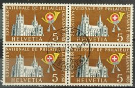 1955 Kathedrale Lausanne Viererblock