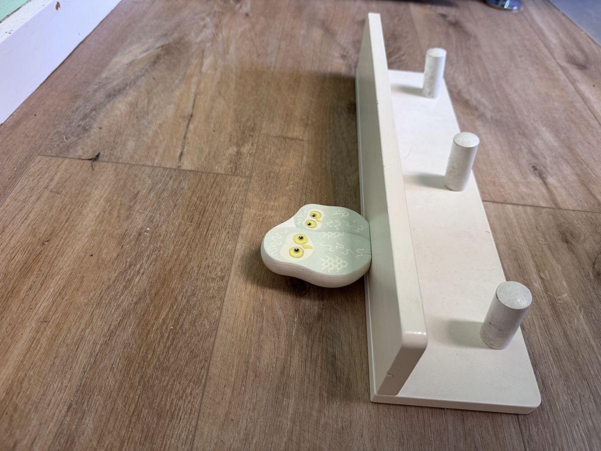 Ikea Guardaroba: Kinder Garderobe mit Eulenmotiv, Weiss – Usato da Volketswil venduto da easydoorone 1