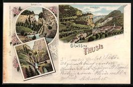 Litho Thusis, Viamalabrücke, Solisbrüc