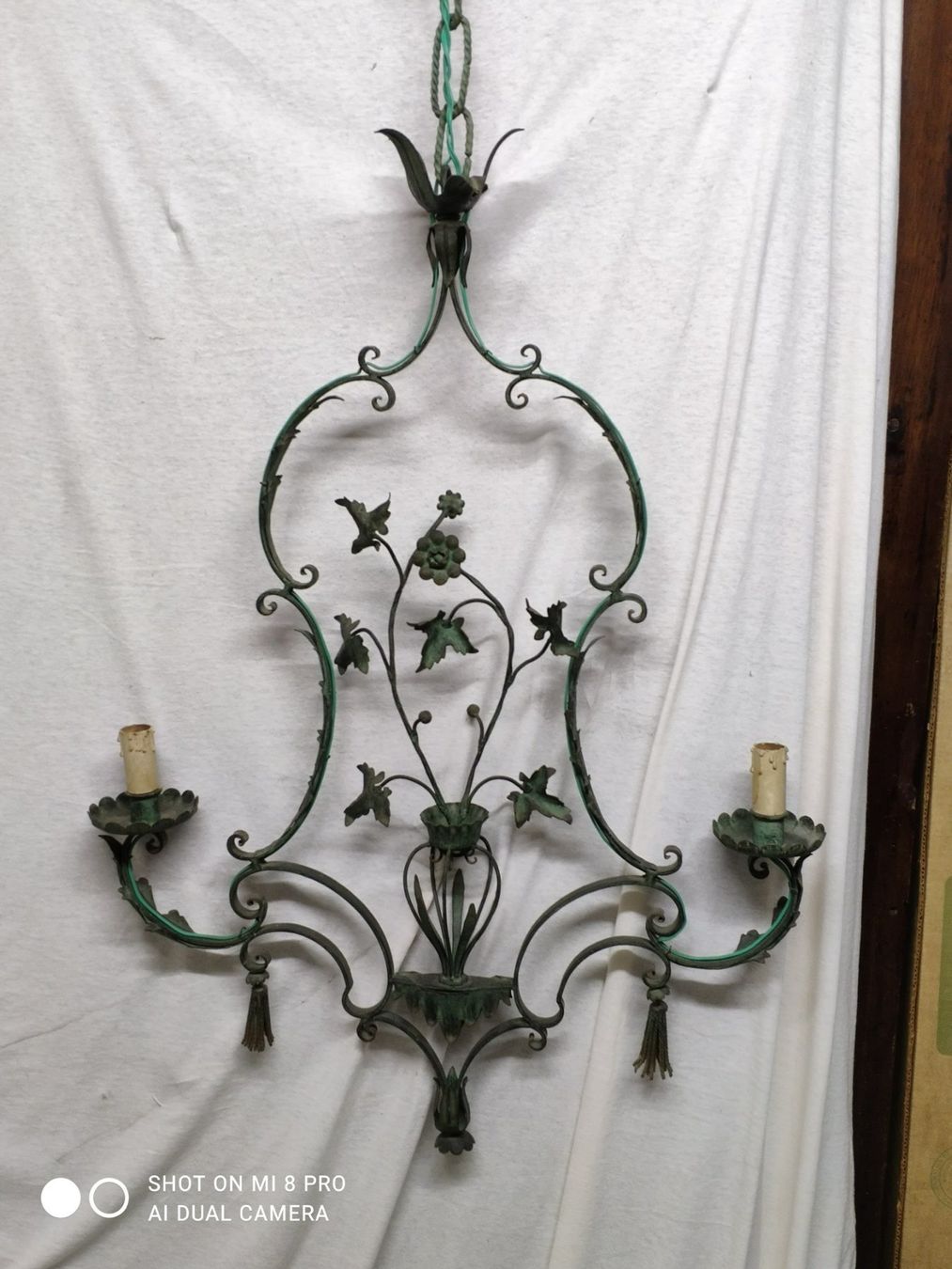 Lampadari & plafoniere: suspension" Lampadaire fer forger (vintage) – Usato da Gollion venduto da lap_w9mr
