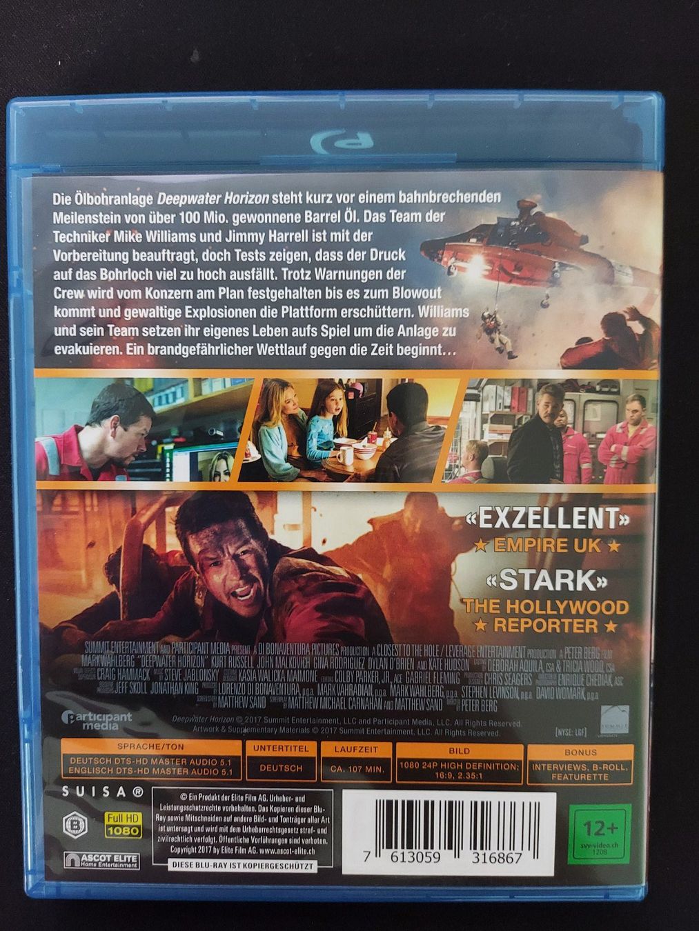 Tutti i DVDs: Bluray Deepwater Horizon – Usato da Volketswil venduto da PHTLS 1