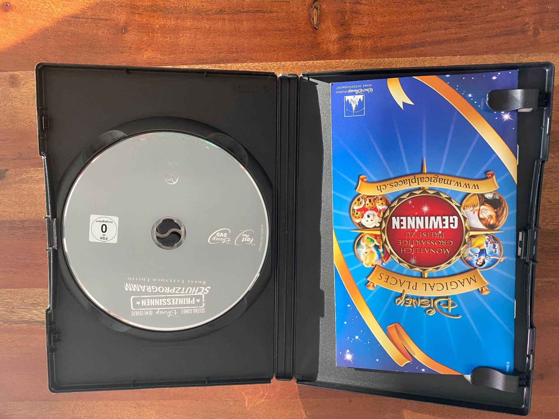 Tutti i DVDs: Disney Prinzessinnen Schutzprogramm Film – Usato da Däniken SO venduto da reyna77 2