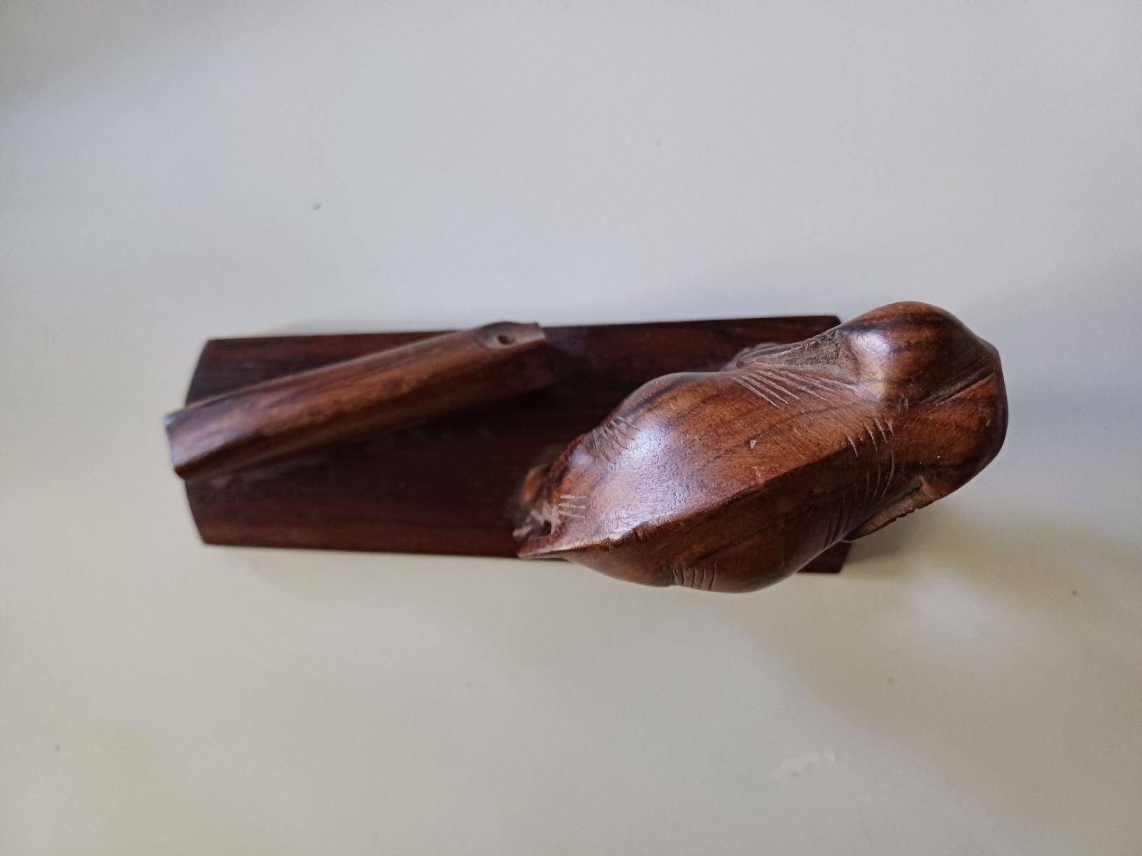Statuette: Holzelefant Figur, Elfenbein, Vintage – Usato da Zürich venduto da Avocadokern 4