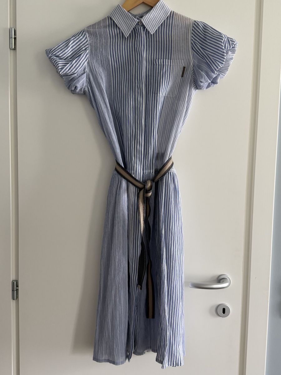 Brunello Cucinelli Vestiti: Kleid BRUNELLO CUCINELLI gestreift mit GUrtel Grösse M neu – Nuovo (secondo la descrizione) da Paradiso venduto da ksh_b5nb 4