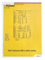 Scuol Martina Landeck Unterengadin Postauto Fahrplan 1995/96
