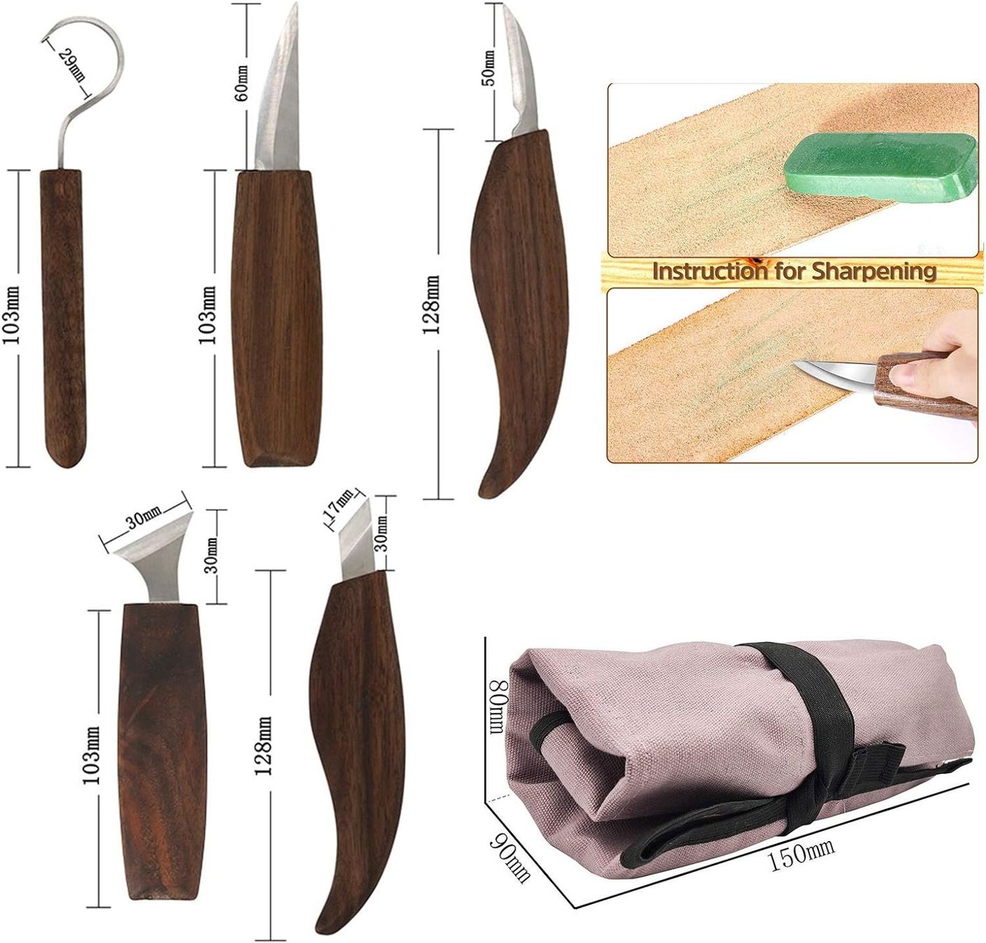 Alle Werkzeuge: Schnitze deinen Löffel Geschenk Hobbie Diy Schnitzset – Neu und originalverpackt aus Hundwil von Stallone6 5