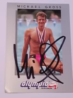Michael Gross-  Olympiasieger - handsignierte Autogrammkarte