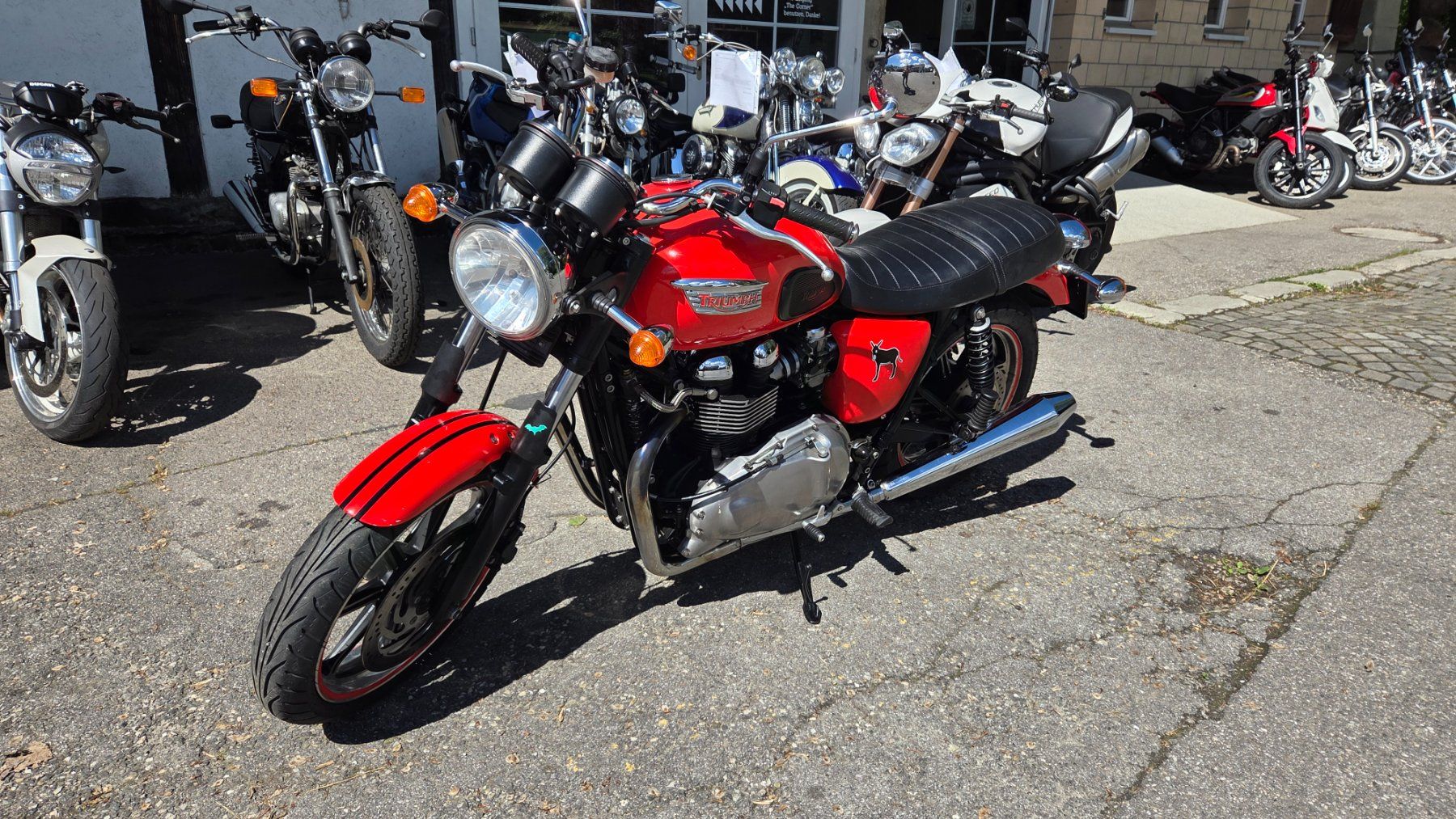 Triumph Route: triumph bonneville – D'occasion à bern par Aaxe