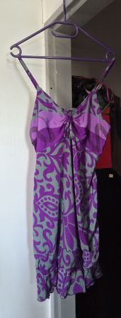 Moda Ibiza schönes Sommerkleid mit Seide Gr. S