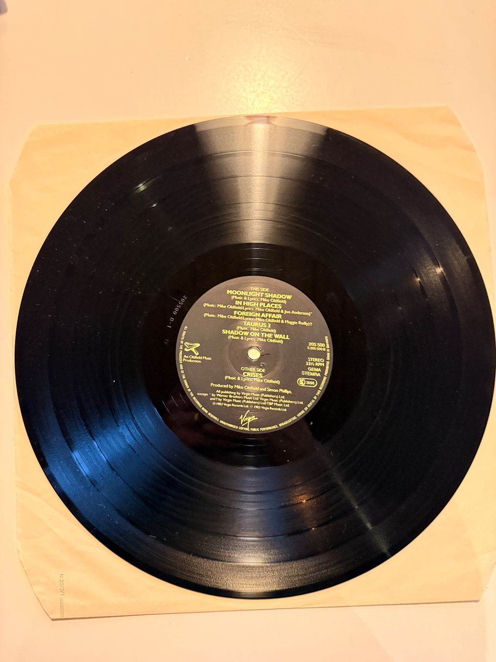 Dischi in vinile: Mike Oldfield – Crises – Usato da Unterägeri venduto da hero87333 3