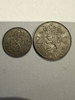 pièces de monnaie néerlandaises 1957 et 1959