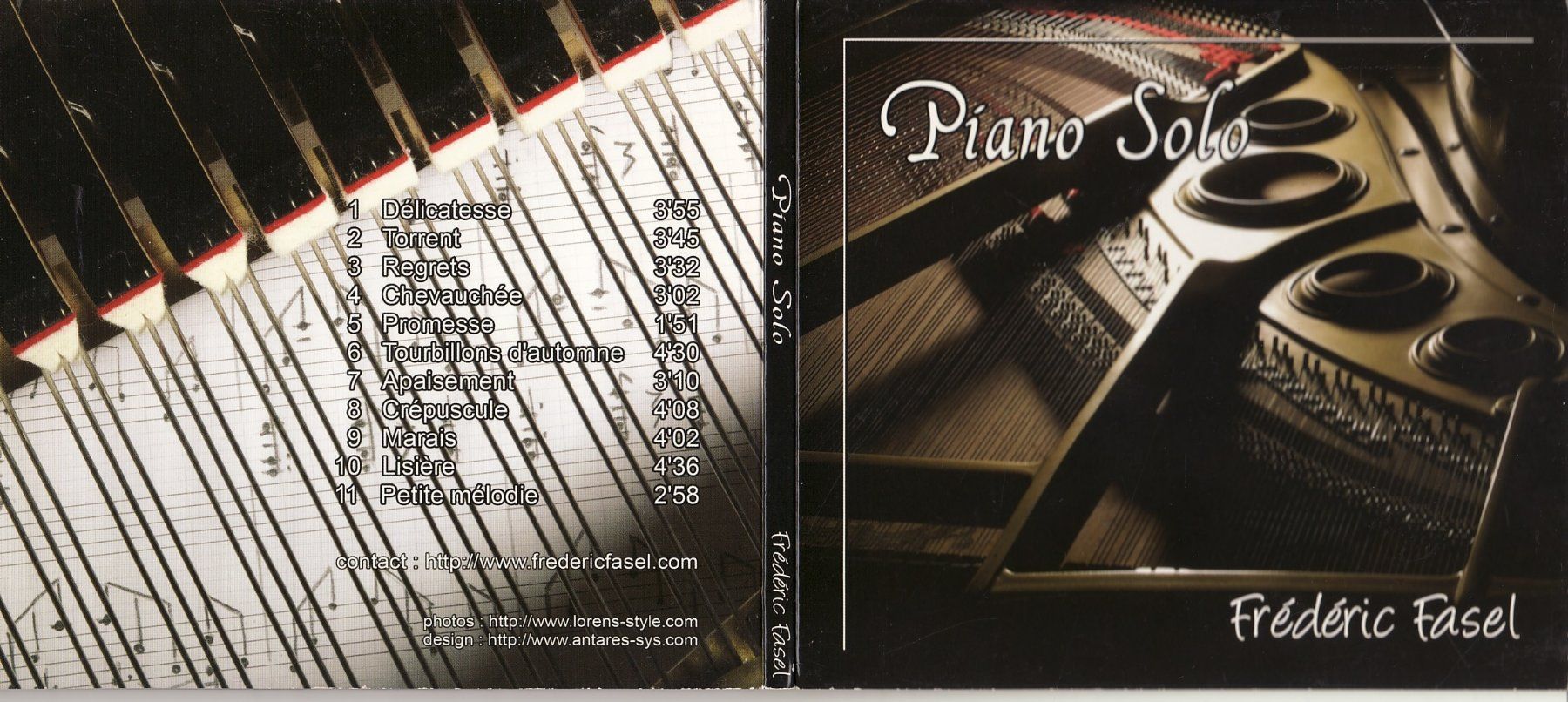 CD: Frédéric FASEL : Piano Solo – Nuovo (secondo la descrizione) da Boussens venduto da catfood01 3