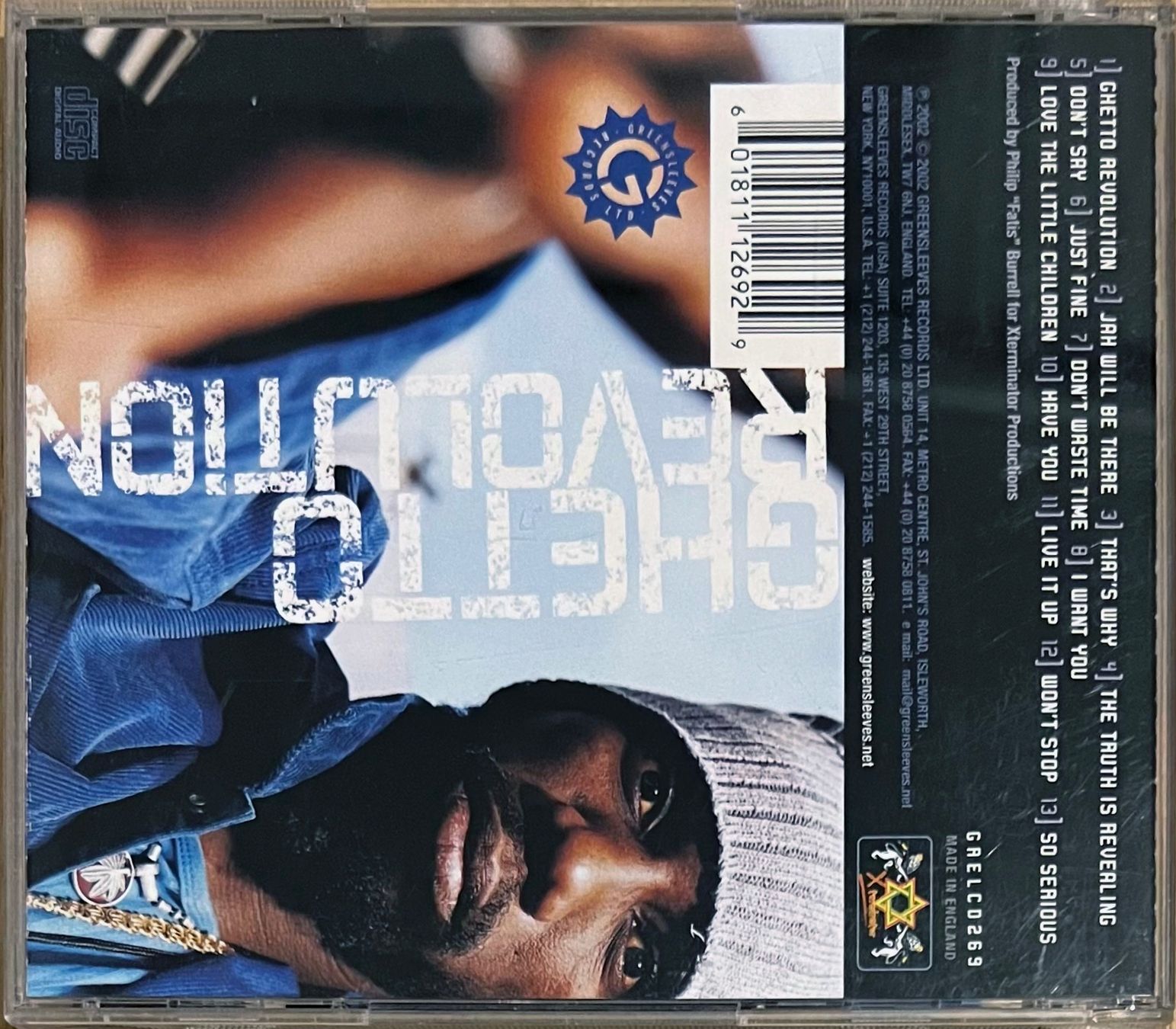 CD: Sizzla – Ghetto Revolution – Usato da Martigny venduto da jereq 1