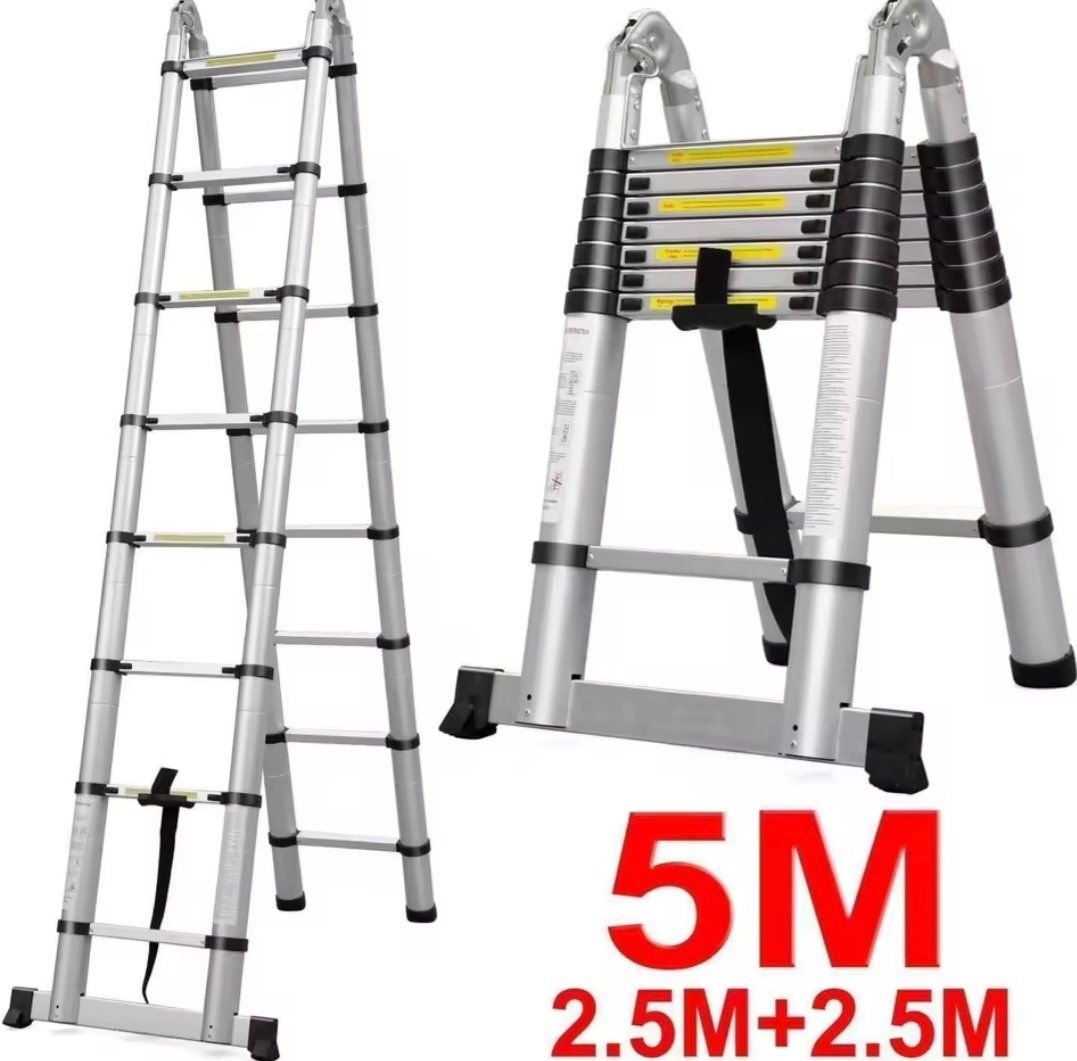 Telescopi: 5M Alu Teleskopleiter AKTION – Nuovo e nell'imballaggio originale da Aarburg venduto da gas_j6mp 3