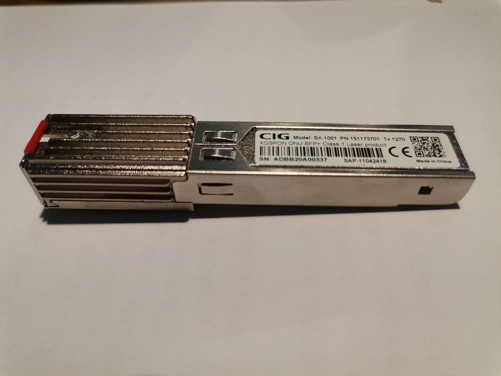 CIG SX-1001 XGS-PON ONU SFP+ Transceiver (Gebraucht) in St. Gallen für ...