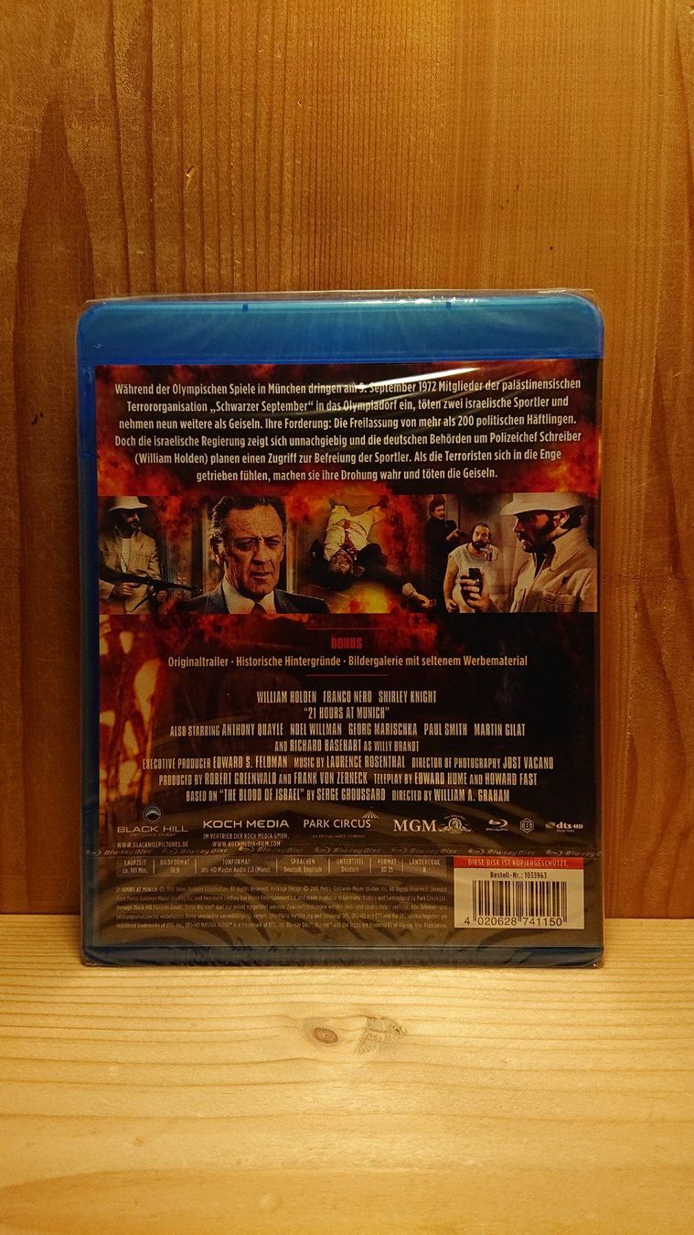 Tutti i DVDs: DIE 21 STUNDEN VON MÜNCHEN Blu-Ray – Nuovo e nell'imballaggio originale da Wilderswil venduto da Exebub 1
