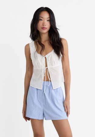 Stradivarius Shorts gestreift Grösse S Damen neuwertig