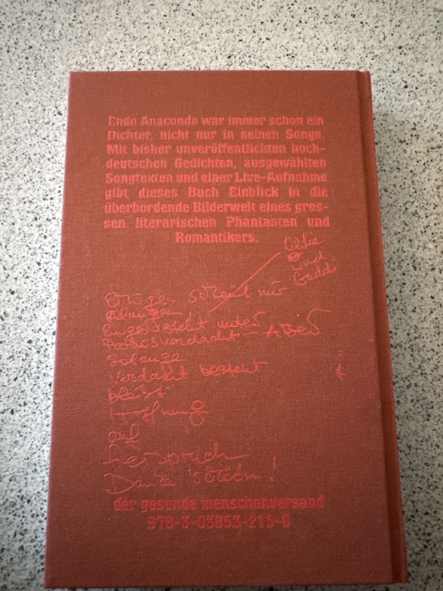 Libri: Endo anaconda buch – Nuovo (secondo la descrizione) da Biberstein venduto da Anka01 1