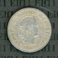 CHF___0.10 1884 s 10 Rappen