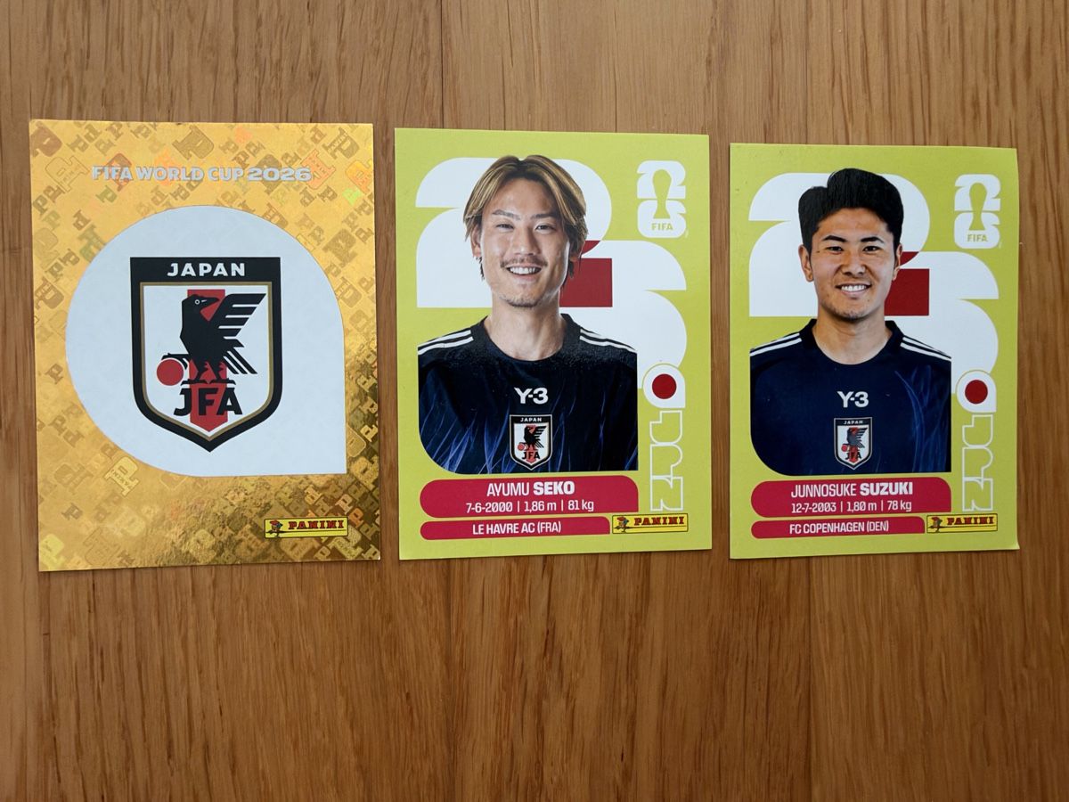Panini Sammelbilder & Trading cards: Panini Sticker JPN – Gebraucht aus Thun von ina_8hwc