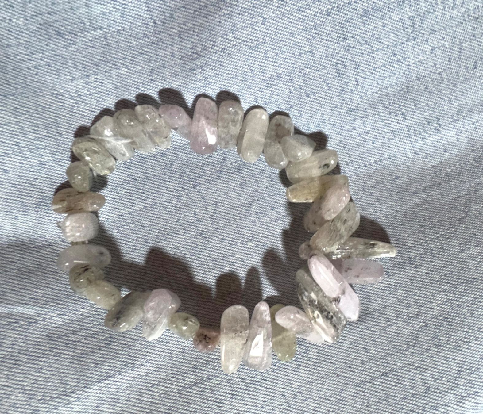 Bracelets: Kunzite  Armband.   elast    TOP!!!    exclusiv   modern – Neuf avec emballage d'origine à Leuggern par gemshow 5