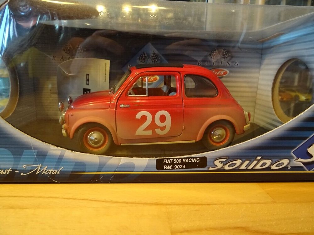 Fiat 500 rallye monté Carlo solido 1/16 - Collection