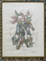 Lithographie aux oiseaux signée et numérotée – encadré