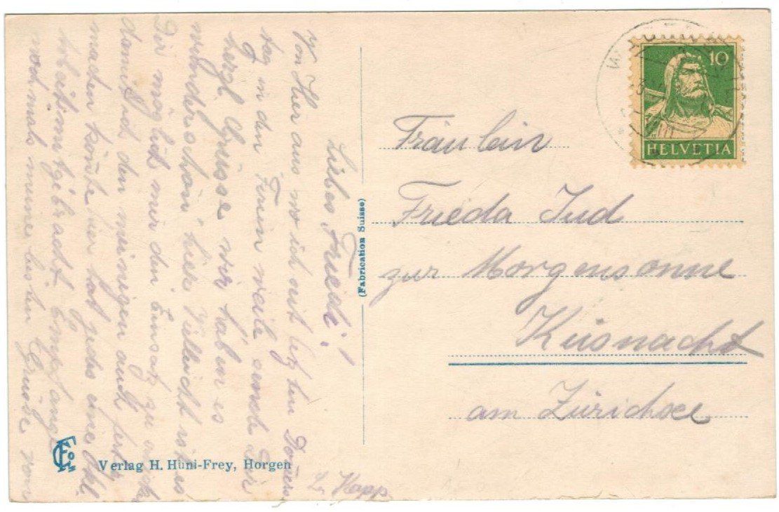 Ansichtskarten: AK Erholungsheim Schönenberg – Gebraucht aus Zürich von Tolima194 2