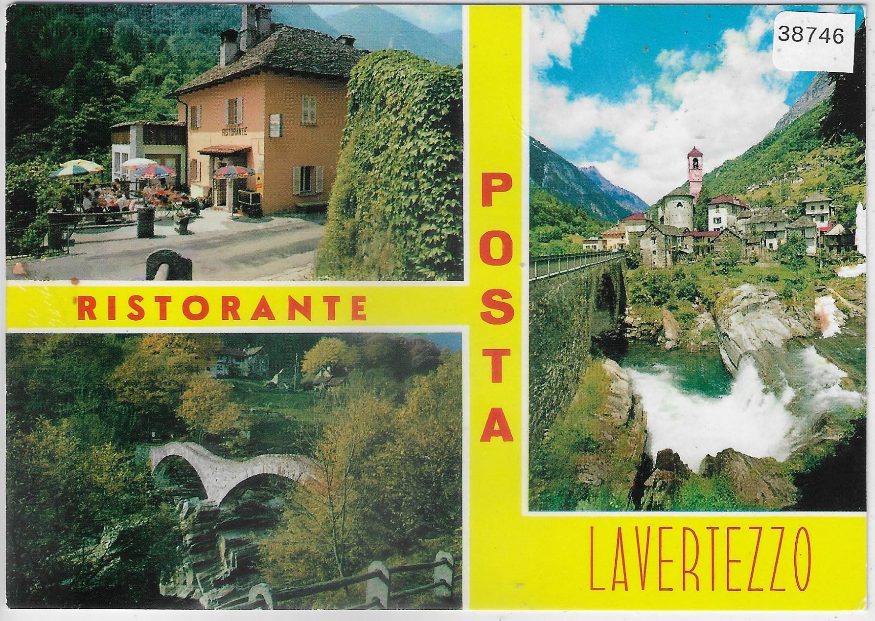 Cartoline postali: Ristorante Posta - Lavertezzo – Usato da Ettingen venduto da Kartenplanet