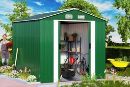 Metall Gerätehaus XXXL 312x257x177,5cm Geräteschuppen