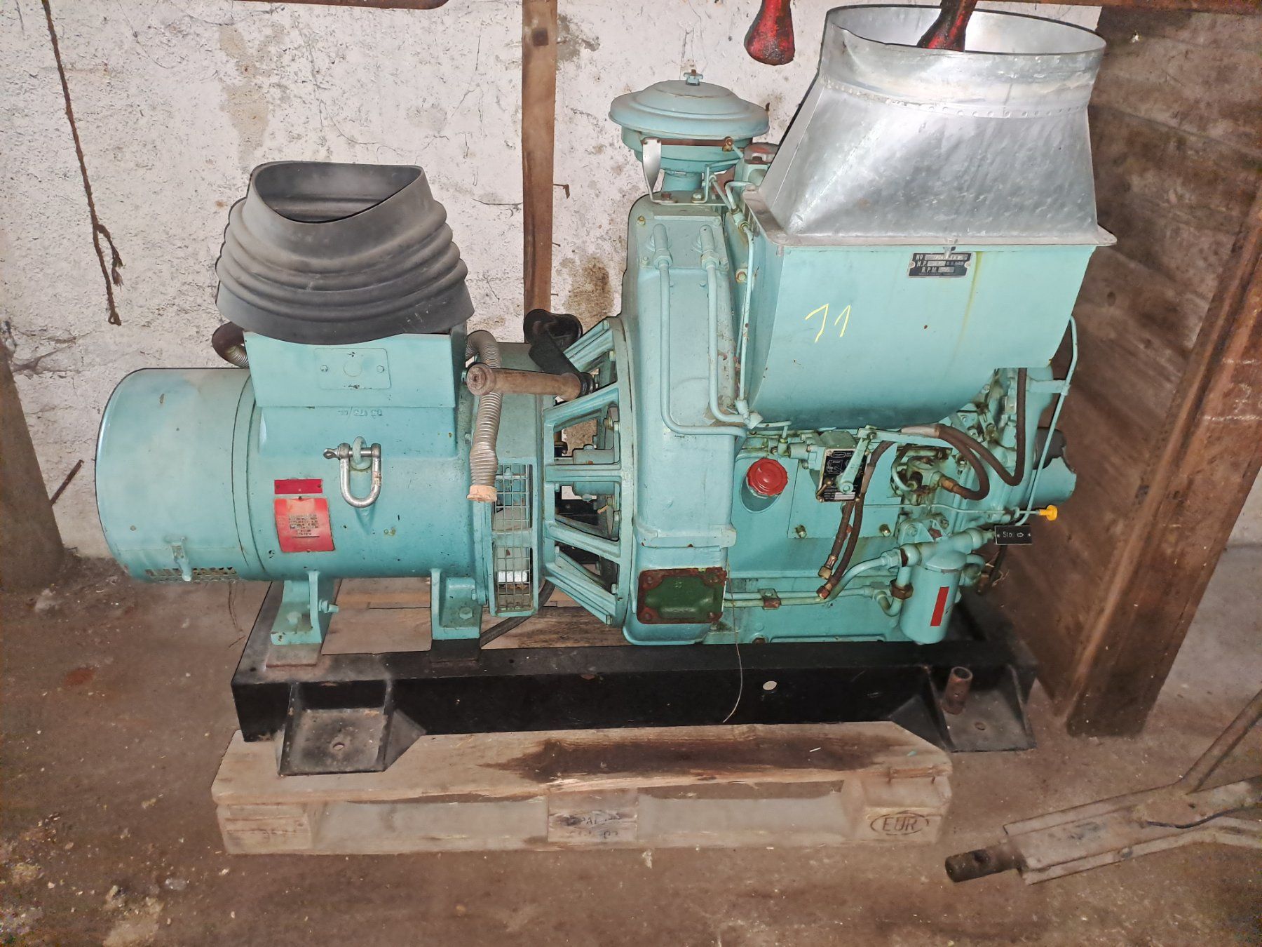 Generatori di corrente: Notstrom Aggregat Diesel Lister/ AKSA/Markon – Difettoso da Turbenthal venduto da speedtech