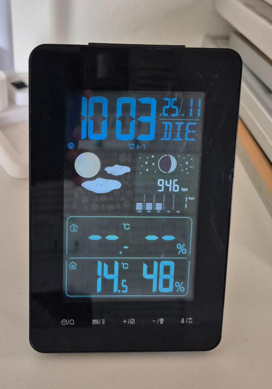 Sonstiges für Haushalt & Wohnen: Digitale Funkwetterstation – Gebraucht aus Gams von federli29