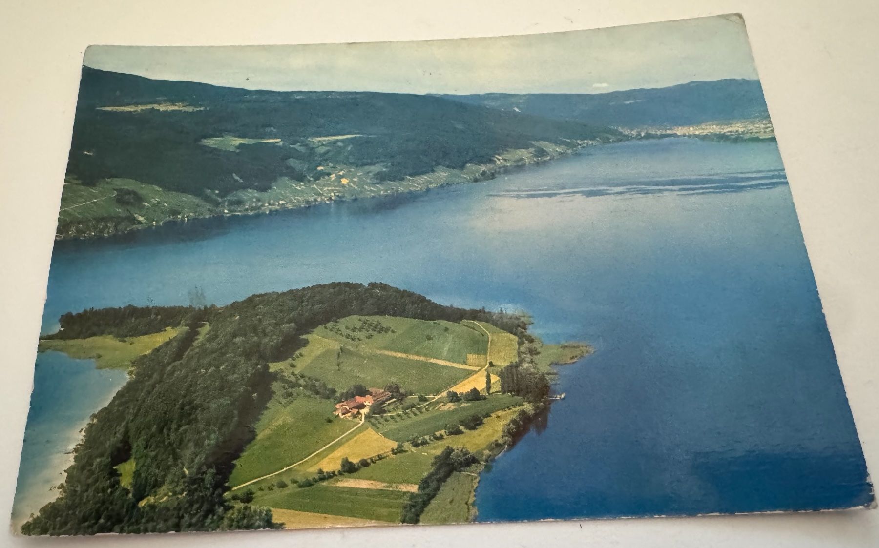 Cartoline postali: BIELERSEE ST. PETERSINSEL  - Ansichtskarte – Usato da Tegerfelden venduto da siebenmacky