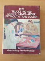 Chassis Body Service Manual Dodge and Plymouth