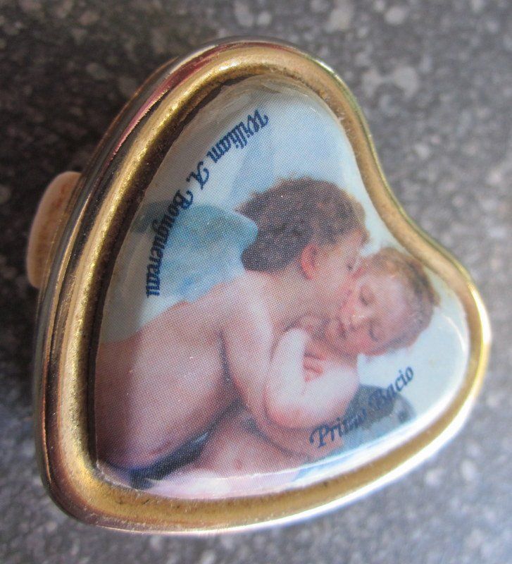 Altro in Cosmetici & Cura: Pillendose Herzform mit Putti-Bild – Usato da Bischofszell venduto da Pfau0 3