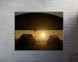 Toile HD Alpines Aseptogyl le Mans "Sunset"